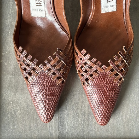 Wilson and Dean/Wilkes Bashford Brown heels - Picture 4 of 6